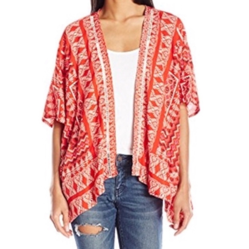 Angie short kimono over piece